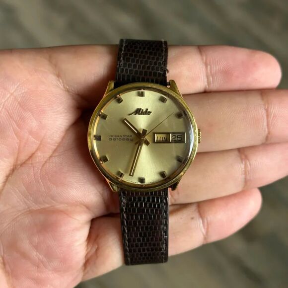 Vintage Mido Ocean Star 5059 Datoday Automatic Watch - Picture 2 of 5